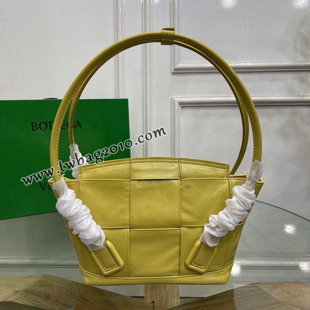 Bottega veneta高端女包 96009s小號 寶緹嘉新款Arco33油蠟皮手提包 BV經典款小牛皮arco女包  gxz1322